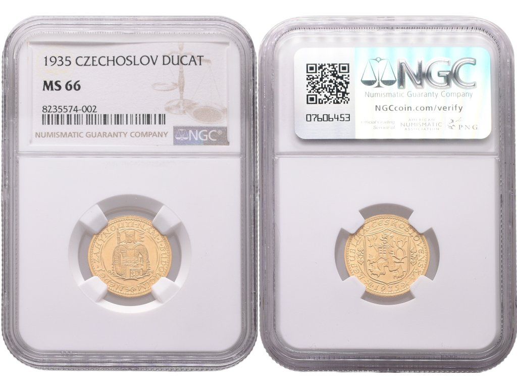 Certifikovaná mince v NGC slabu