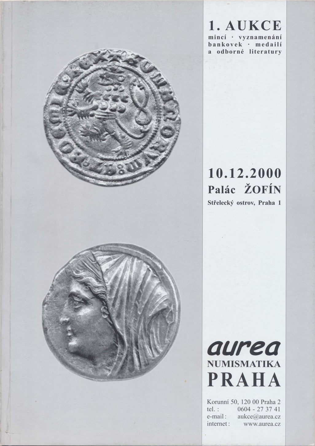 Katalog 1. sálová aukce