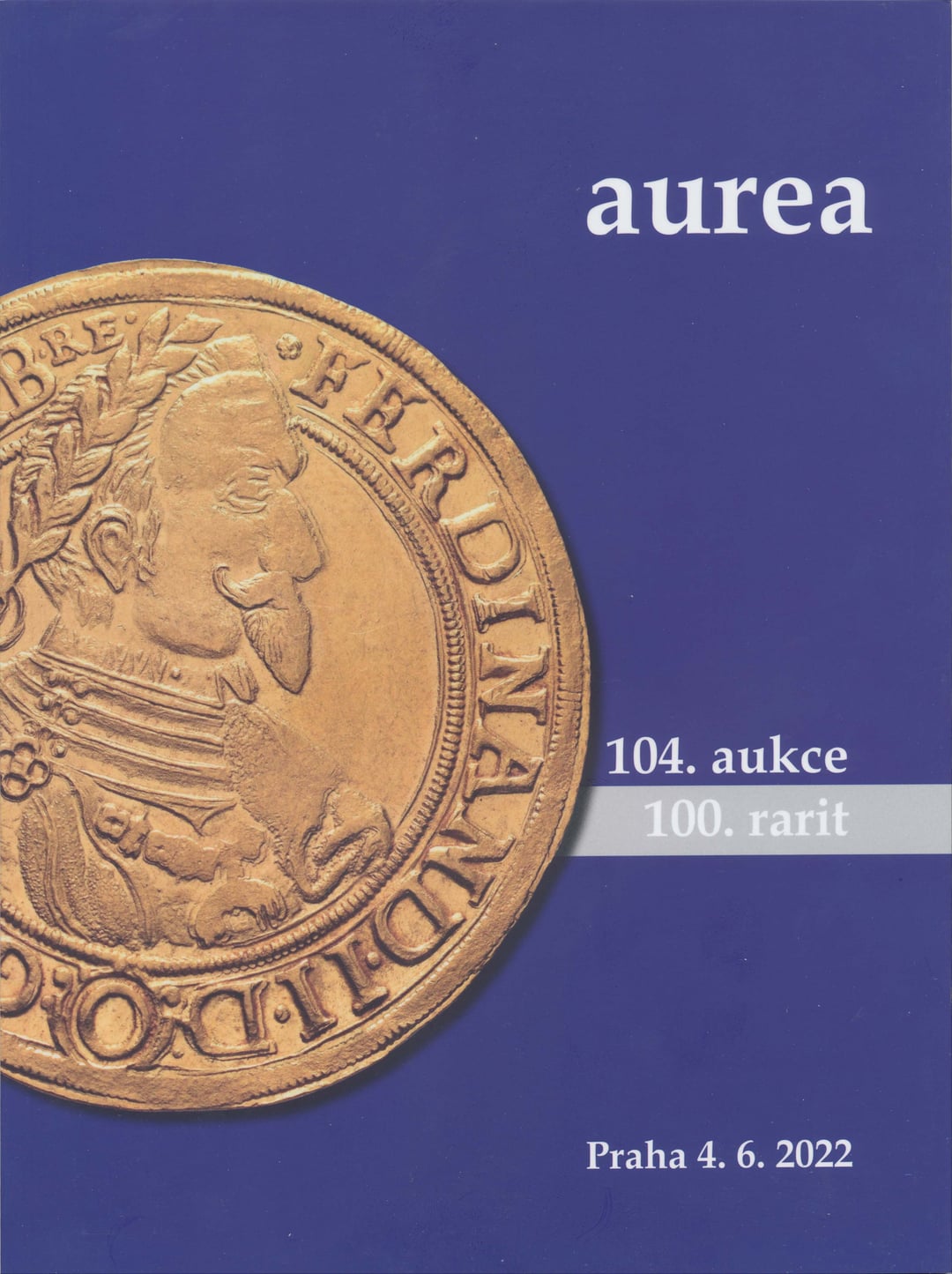 Katalog 104. sálová aukce