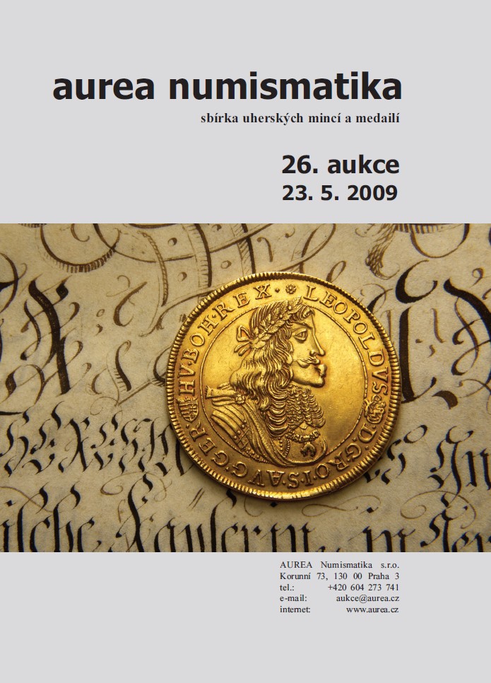 Katalog 26. sálová aukce