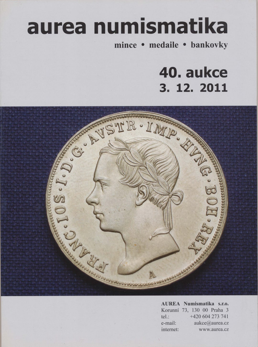 Katalog 40. sálová aukce