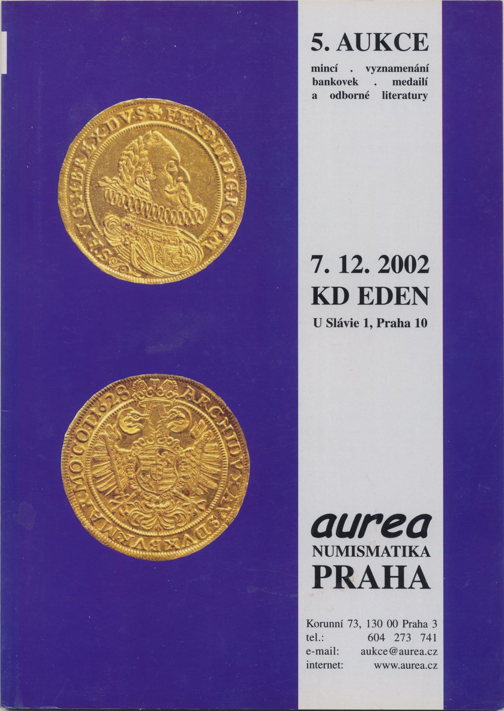 Katalog 5. sálová aukce