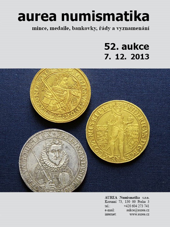 Katalog 52. sálová aukce