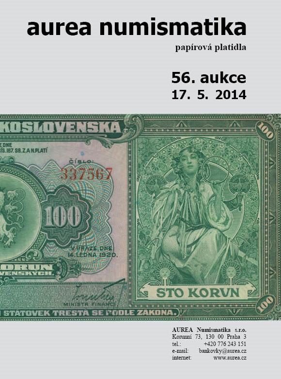 Katalog 56. sálová aukce