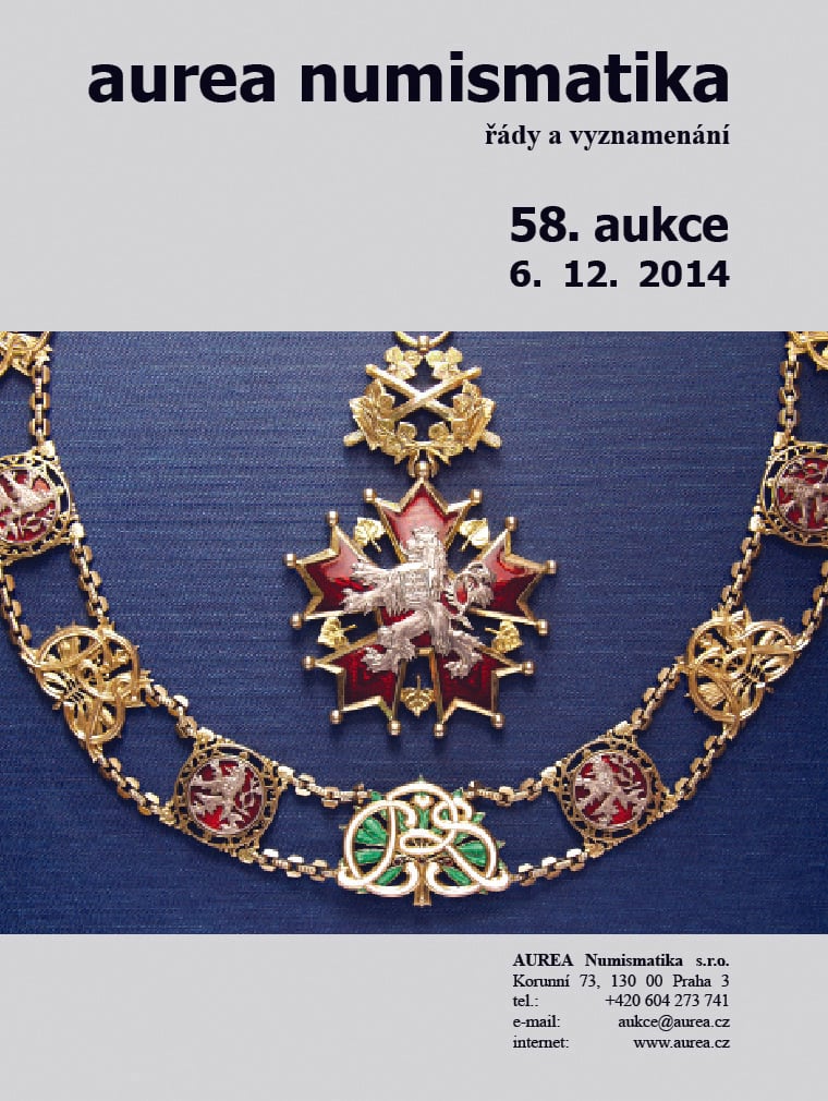 Katalog 58. sálová aukce