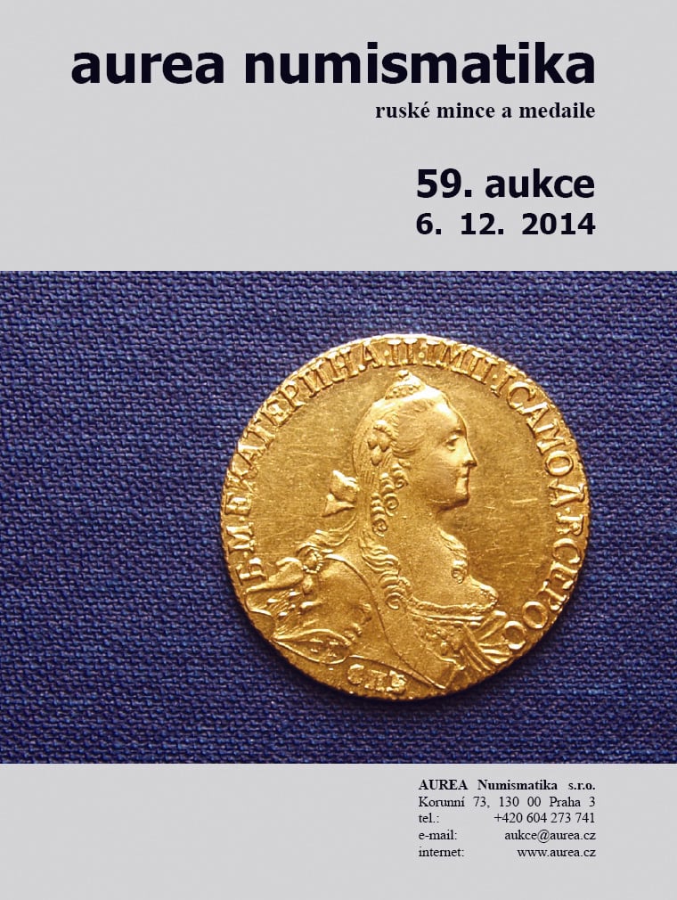 Katalog 59. sálová aukce