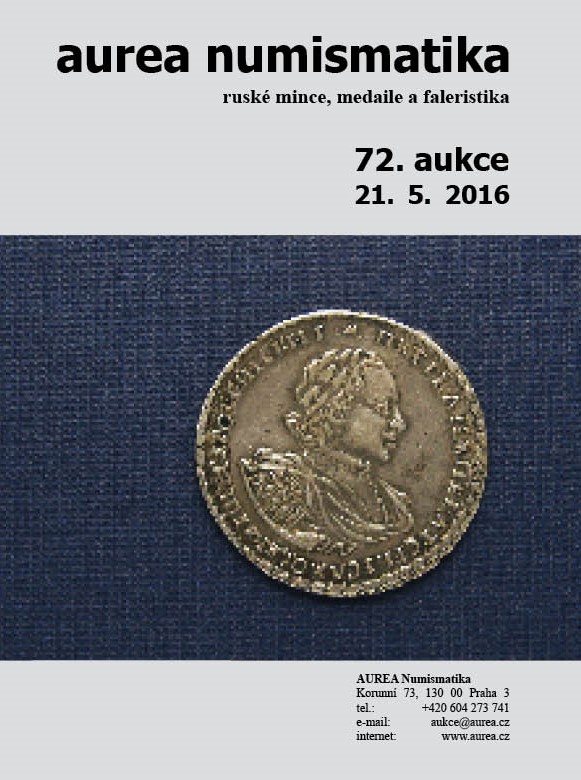Katalog 72. sálová aukce