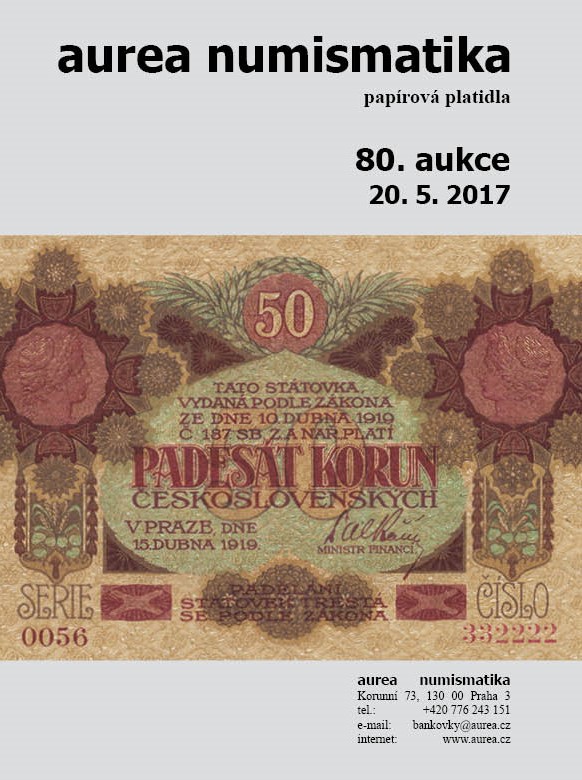 Katalog 80. sálová aukce