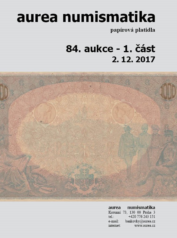 Katalog 84. aukce - 1. část