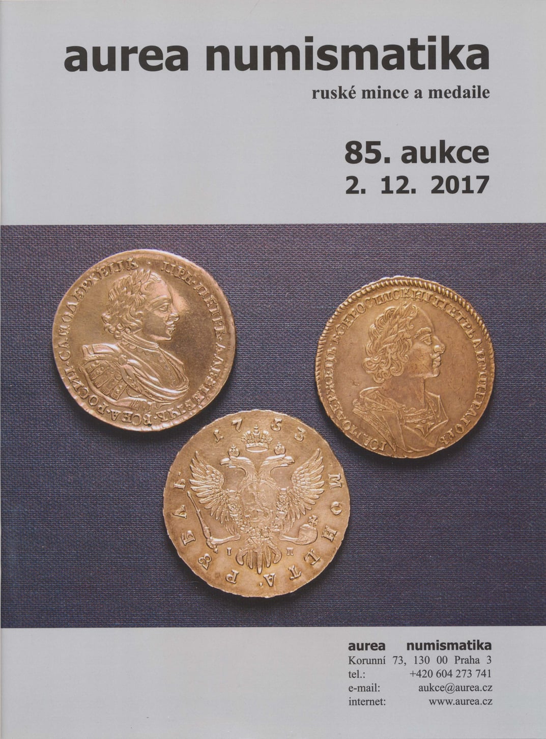 Katalog 85. sálová aukce