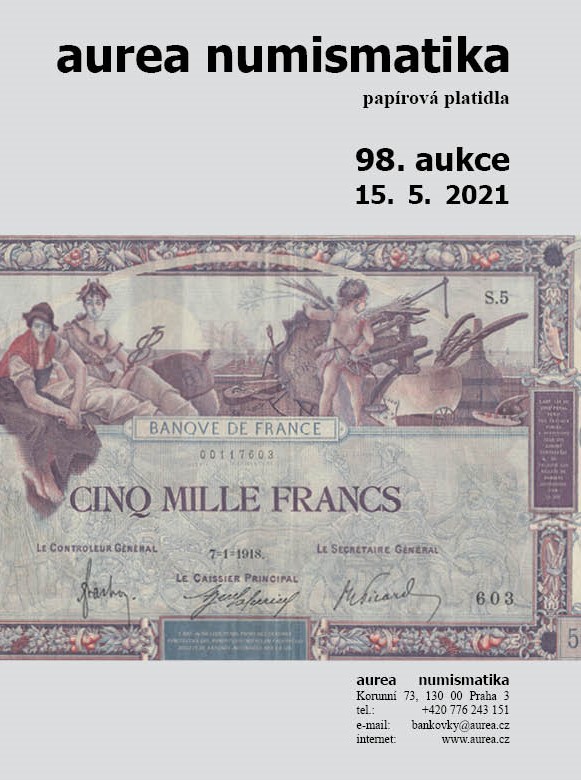 Katalog 98. sálová aukce
